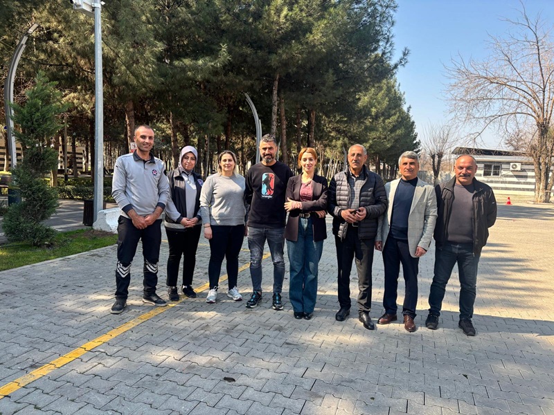 Eş Başkanımız Park ve Bahçe İşleri Müdürlüğümüzün Çalışmalarını Yerinde İnceledi